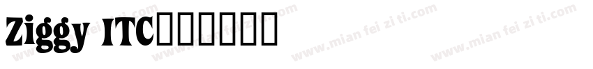 Ziggy ITC字体转换